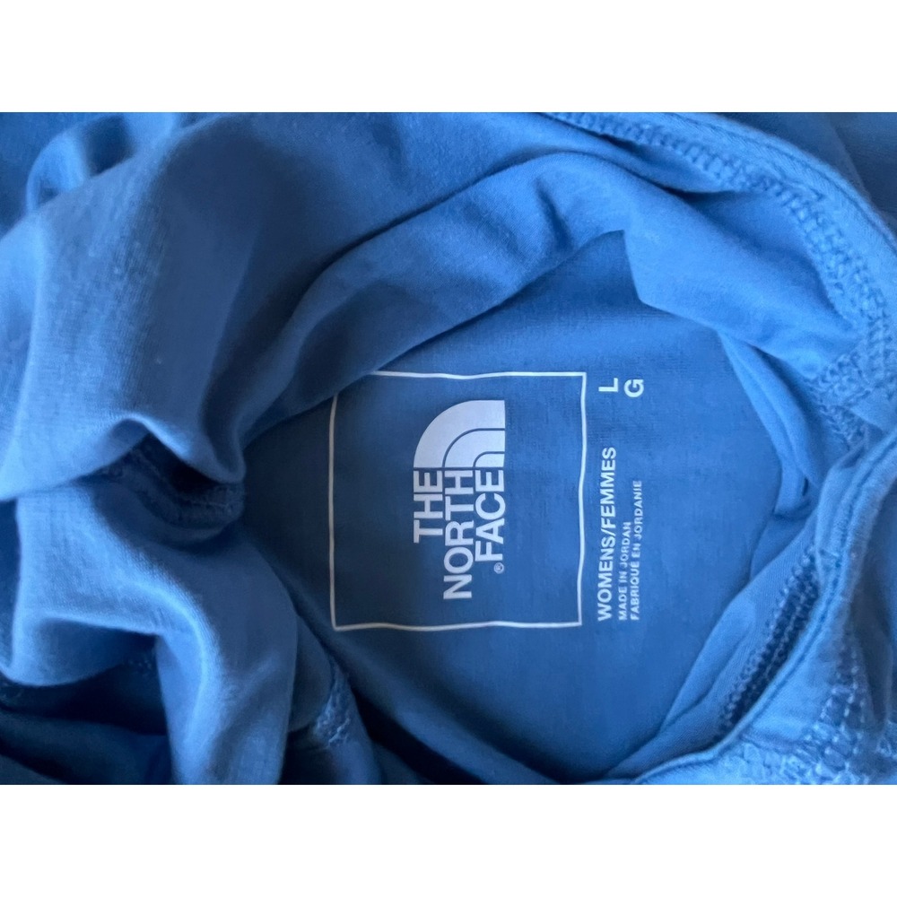 The North Face Womens FlashDry-XD Long Sleeve Sun Hoodie Blue Large NF0A3V1A - Picture 6 of 7
